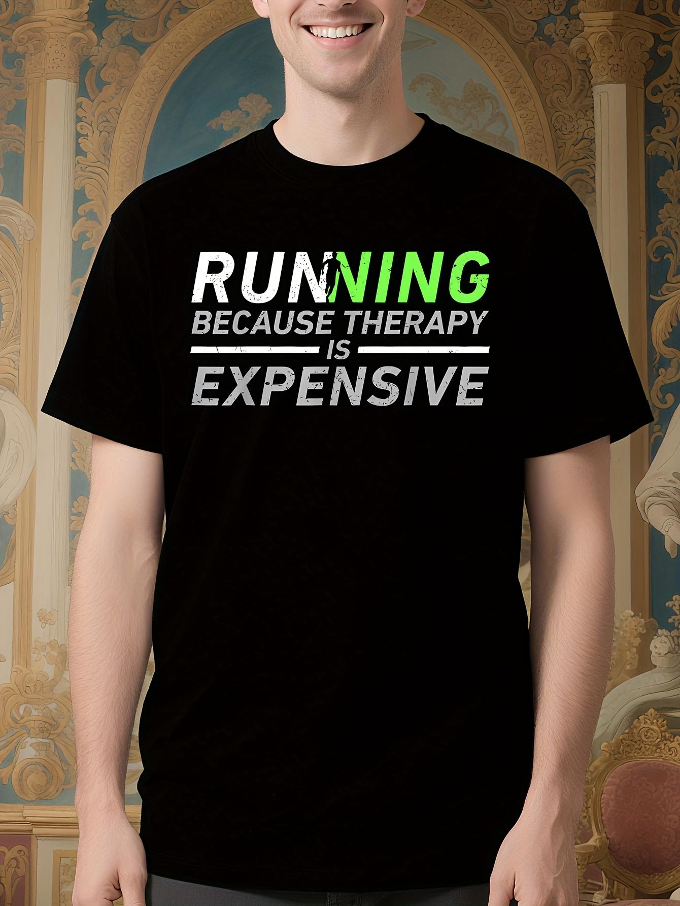 Funny Running Relax Saying Tshirt - Because Relax Is Expe... L