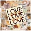 10/30/50PCS Vintage INS Coffee PVC Sticky Sticker Aesthetic DIY Decoration Scrapbooking Hand Accounting Supplies