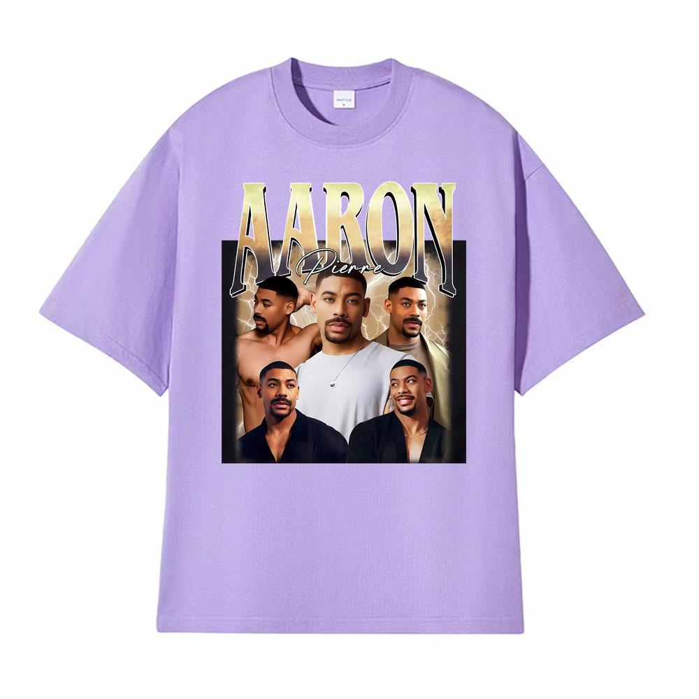 Aaron Pierre Vintage 90s Hot Sale Merch T Shirts Unisex Women Fashion Vintage Cotton T Shirt Comfort Oversized High Quality TShirt