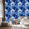 Ink Blue, Azure, Navy Blue and White Wallpaper for Living Room and Bedroom 50x1000