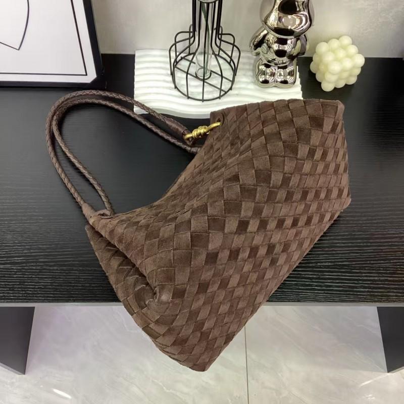 New Style Woven Parachute Bucket Bag Fashionable High-end Large-capacity Portable Underarm