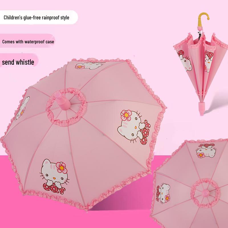 Automatic Cute Children's Umbrella for Students: Girls, Boys, and Kindergarten Kids