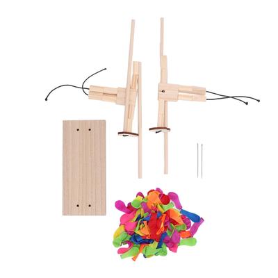 Fencing Puppets Fun Exciting Interactive Handmade Wooden 2 Player Balloon Man Battle for Toys