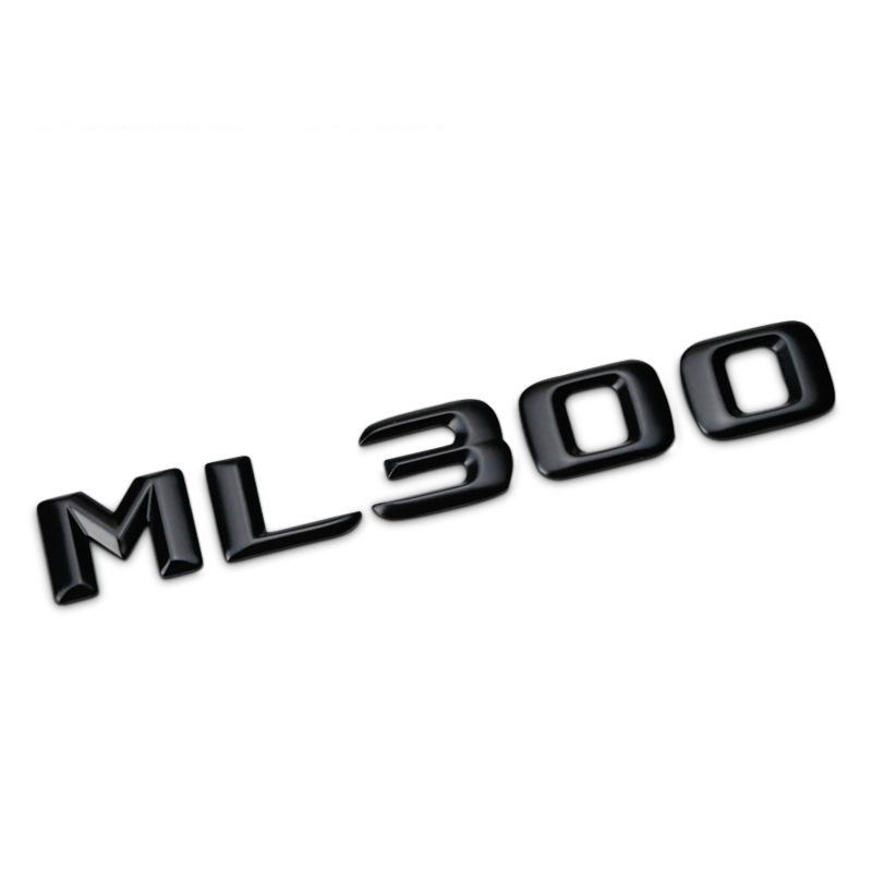 3D ABS Auto Heckklappe Badge Aufkleber Emblem ML 300 320 350 400 500 Logo Für ML300 ML350 W166 W163 W164 Zubehör
