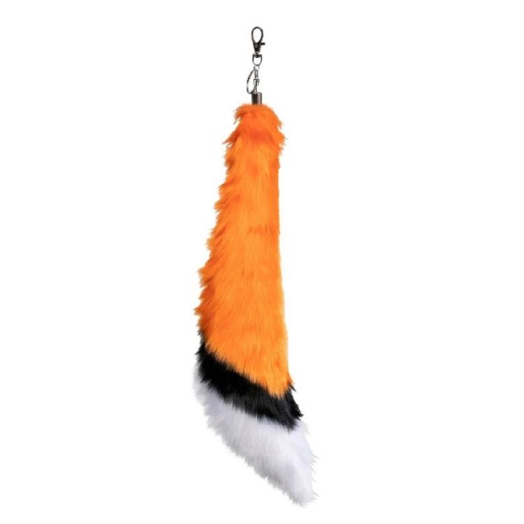 Foxes Tail Keychain Cosplays Toy Foxes Tail Keyring Bag Hangings Pendant Charm