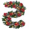 Hot-Selling 2.7m Christmas Tree Decoration Rattan for Staircases, Hotels, Malls, Bars, and Door Hanging — Encrypted Rattan Wreath