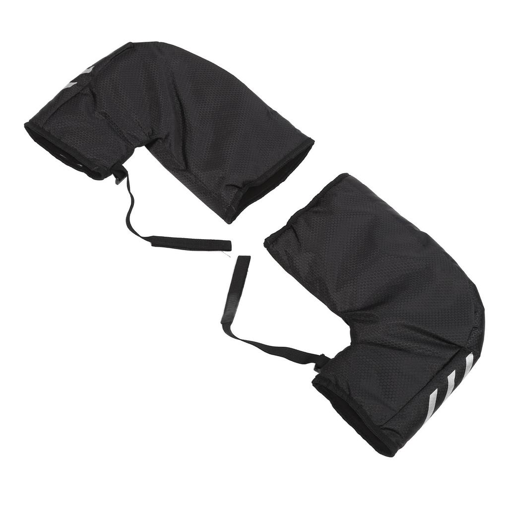Reflective Bike Handlebar Mittens Autumn Winter Bar Mitts Cold Weather Bicycle Gloves for Mountain Bike Outdoor Night