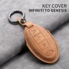 Leather Car Key Cover Case for Infiniti Q50L QX50 QX60 QX55 Q70 Q70L Q30 QX30 QX70 ESQ XQ80 XQ60 Q60S Car Key rope Keyring