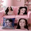 Popular fashion Elegant Chinese DDilraba Dilmurat Cushion Cover Pillow Case Soft Friendly Fabric  Concealed Zipper