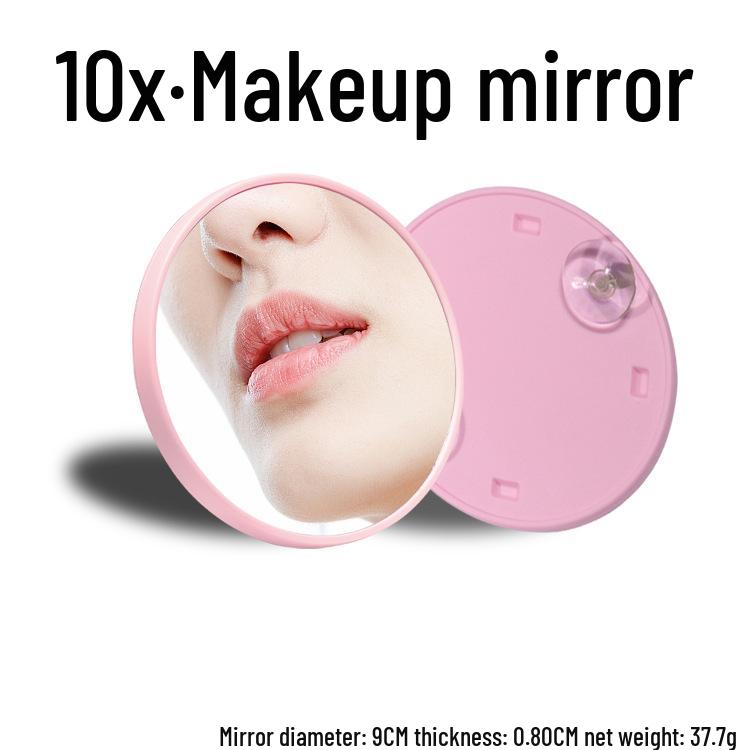 Portable 5x/10x HD Beauty Makeup Mirror with Suction Cup