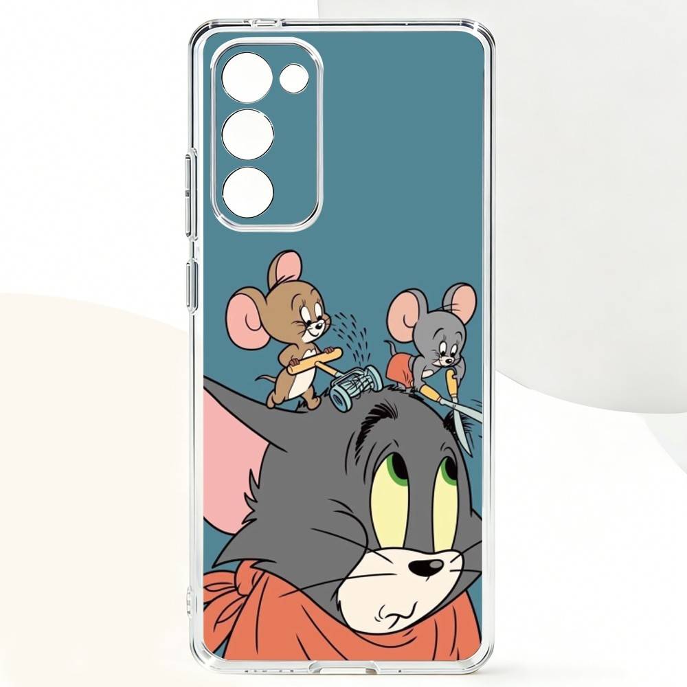 F-Funny TomS Cartoon J-JerryS  Phone Case For Samsung Galaxy A91,80,73,72 ,71,53,52,32 ,31,22,21s,20,Transparent Case
