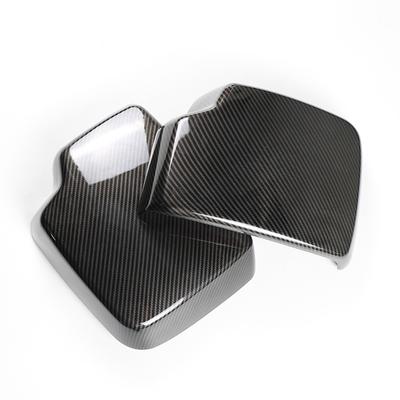 Carbon Fiber Look Rear View Mirror Cover Trim For Suzuki Jimny Jb64 Jb74 2019-2023