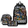 Cartoon Printing Casual Shoulder Bag Junior High School Students Large Capacity Backpacks