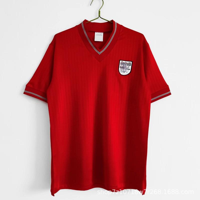 Vintage England Shirt Classic Collection 1990-1996-1998-2002 Home and Away Short Sleeve Football Shirt