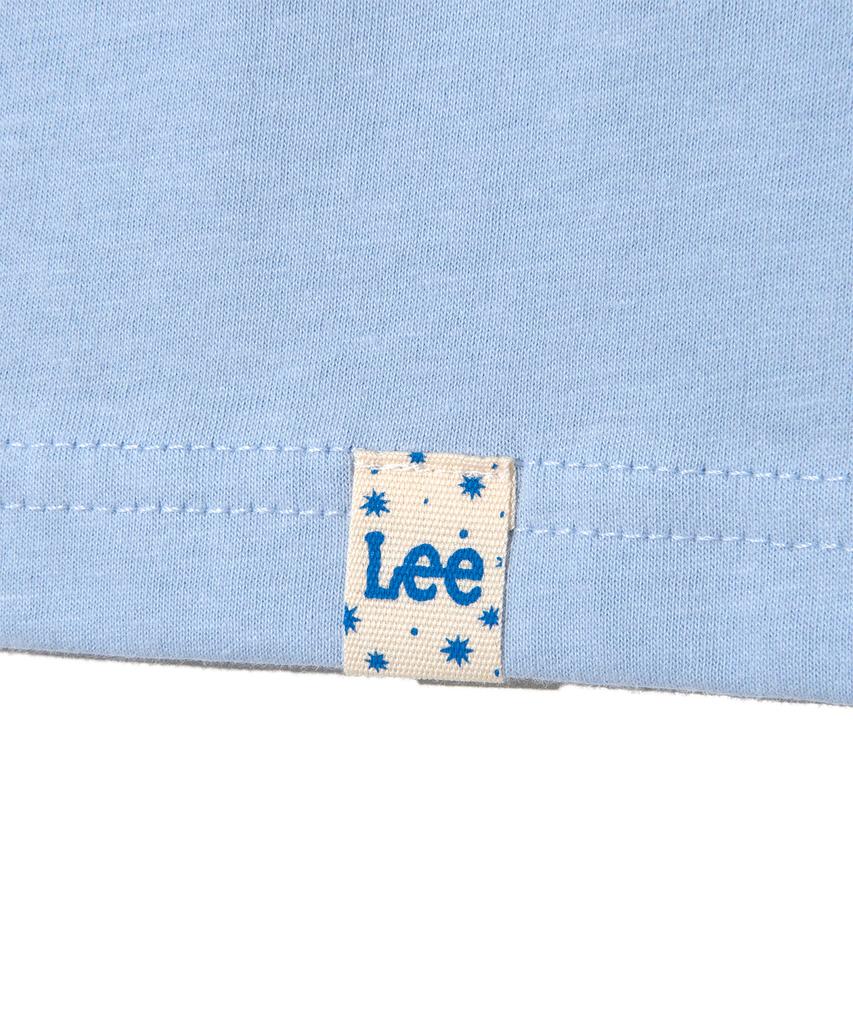 LEE Women'S American Typo T-Shirt Light Blue