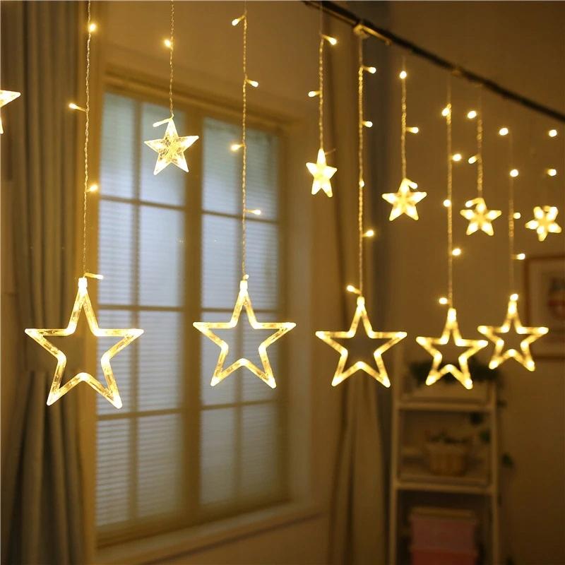 Garland decoration for room curtain for parties birthday chain background
