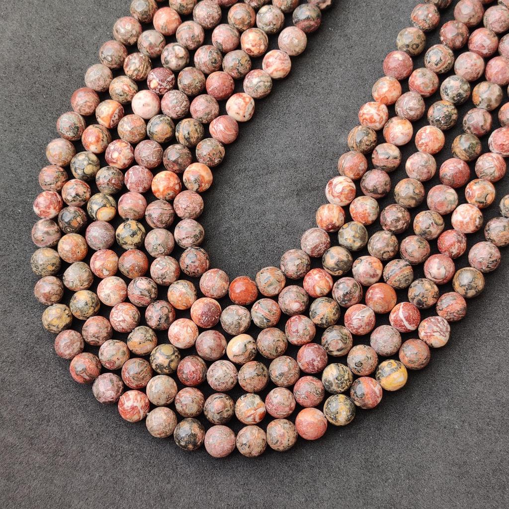Designer Leopard Skin Jasper Beads, Matt Genuine Natural Gemstone, Round Loose Beads, 6MM 8MM 10MM Size Available.