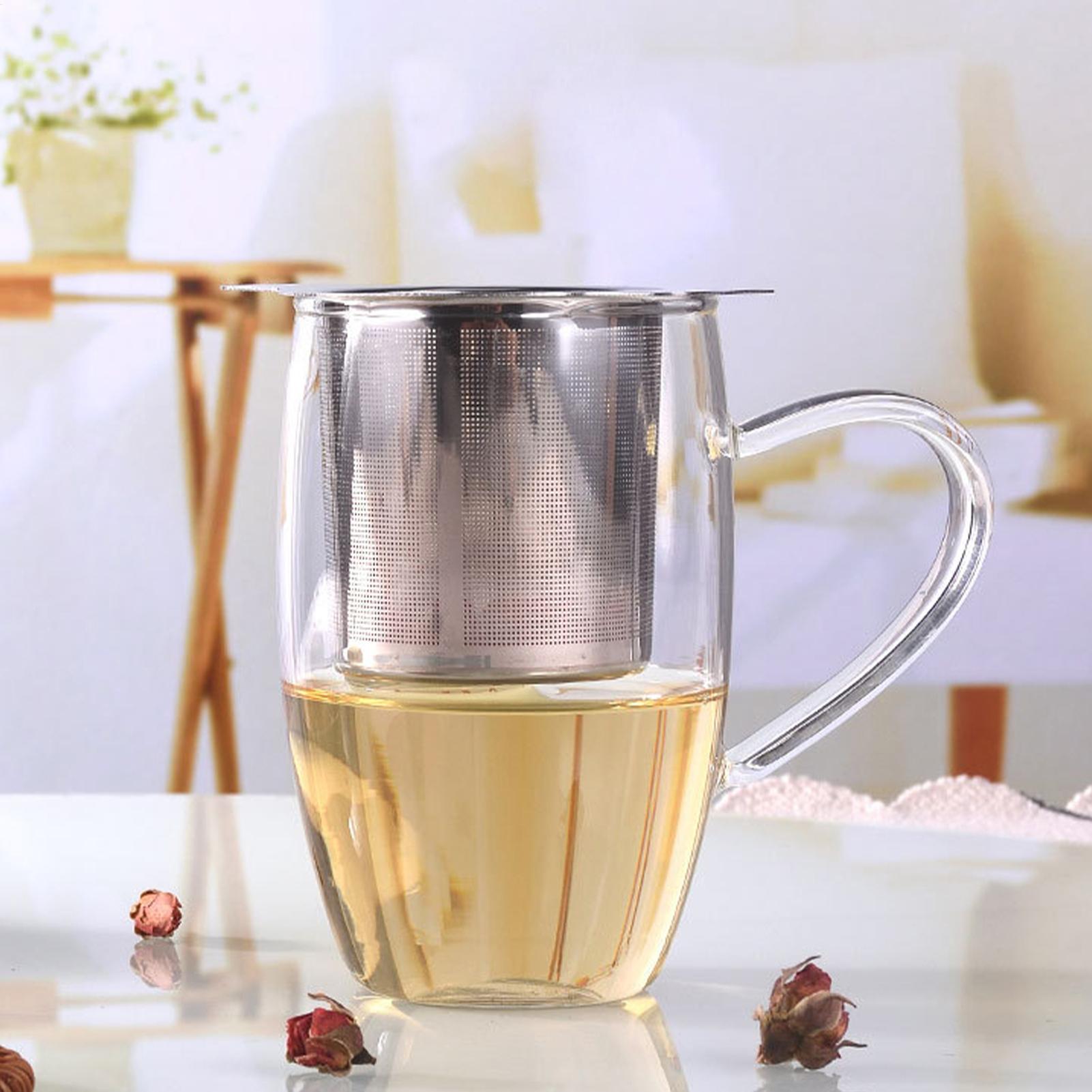 

304 Stainless Steel Double Ear Double Handle Tea Strainer Filter Multi-Functional Loose Leaf Tea Strainer For Hot Tea CN