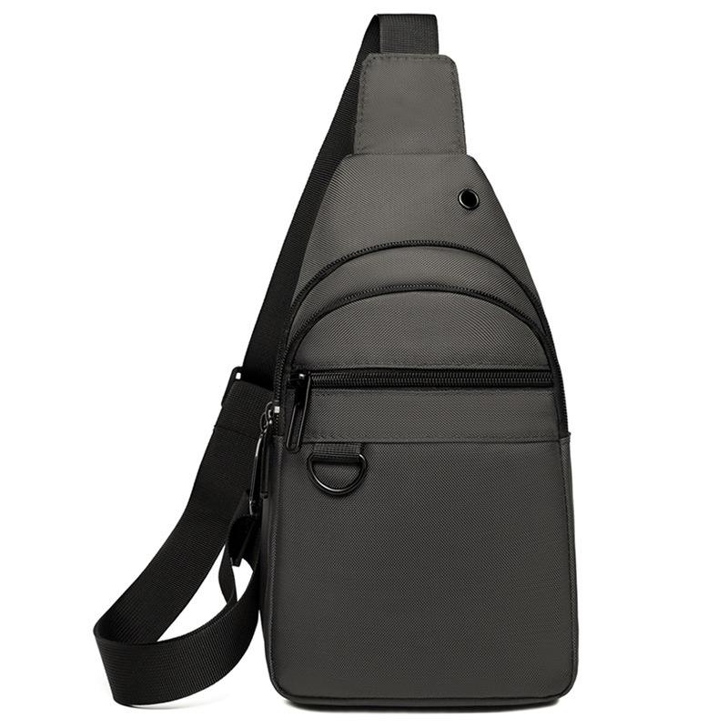 Crossbody bag men's new fashion shoulder bag going out men's multi-functional bag mobile phone change breast bag