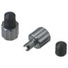 DRC (DRC) Air Valve Cap with Aluminum Insulator, Titanium Color,