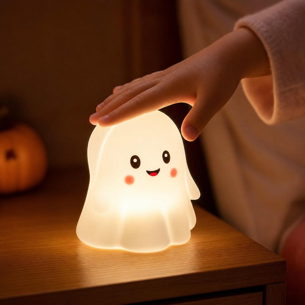 Halloween Cute Tap Light Nightstand Lamp Kids Toy Gift