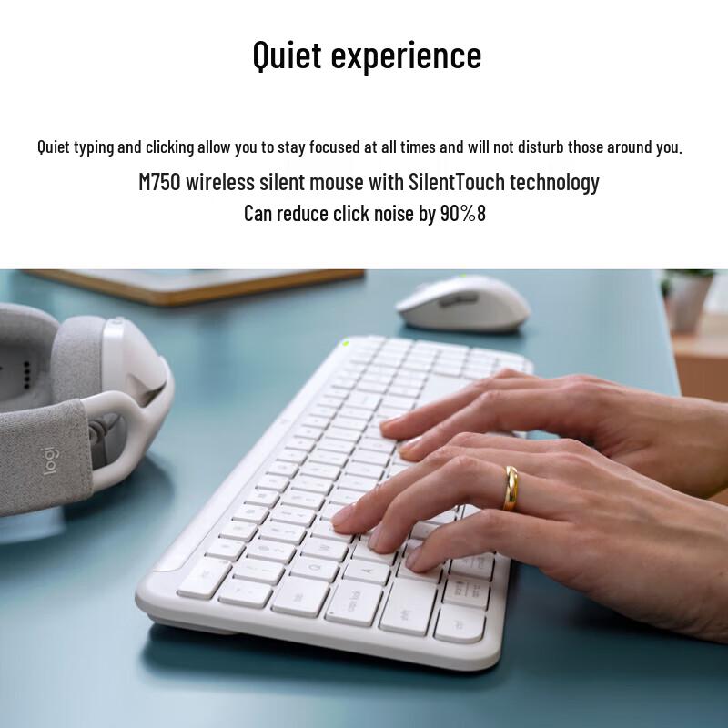 Logitech MK950 Wireless Bluetooth Keyboard and Mouse Combo