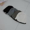 Women's Sweater Frill Wave Two-Color Beanie