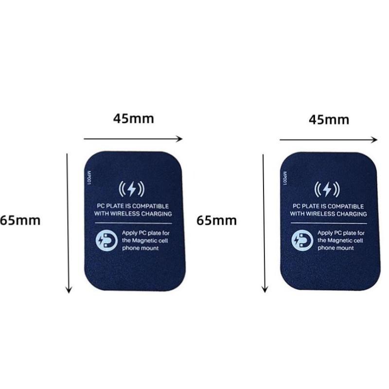 2pcs Universal Metal Plate Disk Sheets For Wireless Charger Magnet Plate Disk For Mobile Phone Holder Car Wireless Phone Holder