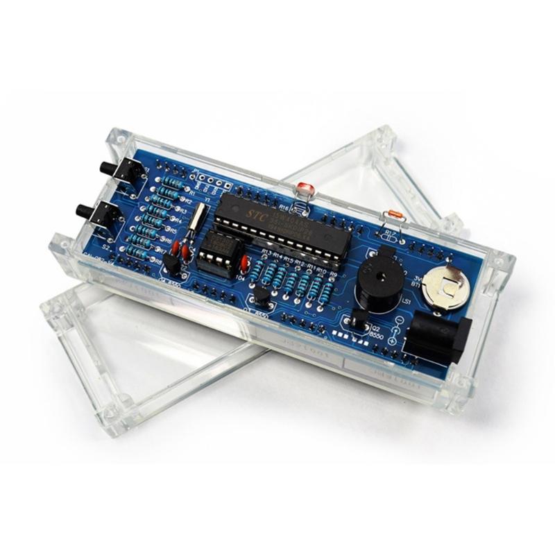 Electronic DIY Digital Clock Making Set Digital Tube LED Clock Single Chip Microcomputer Weldings Training Alarm Clock