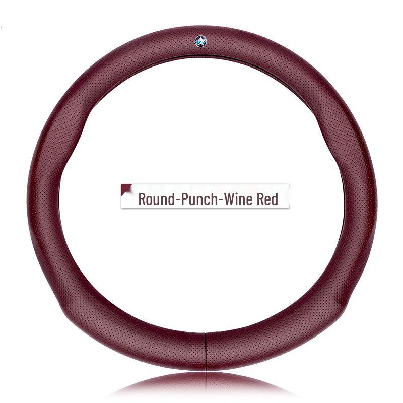 Genuine Leather Venucia Steering Wheel Cover for Ultra-Thin Star D60/T60/T90/T70/e30 Models