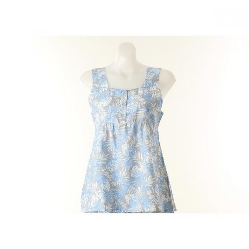 

VenuS Cooling Material Leaf Print Women S eaSywear Top Vev3931f Pink/85