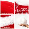 Christmas Sleigh Bed Removable Washable Plush Pet Warm Sofa with Non-Slip Base Christmas Cat Dog Nest for Winter Indoor Outdoor
