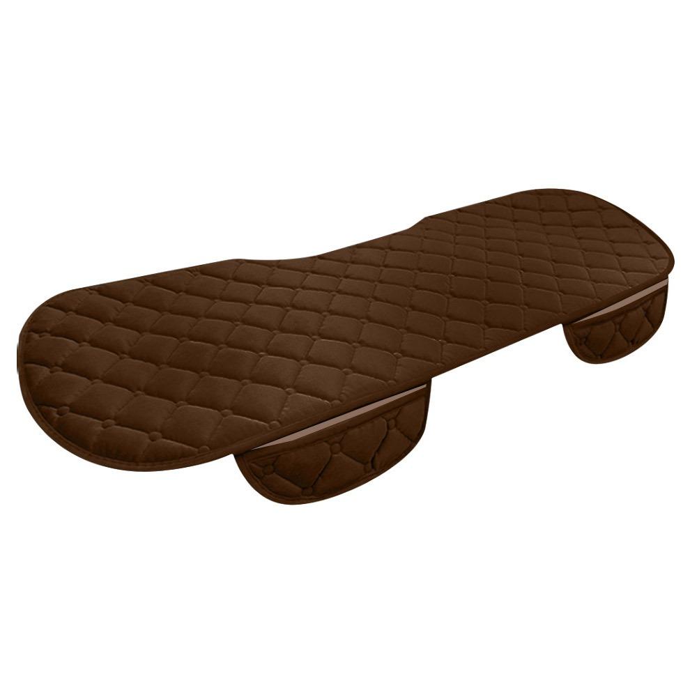 Non Slide Rear Seat Cover Velvet Auto Protector Mat Pad New Rear Flocking Cloth Cushion  Winter