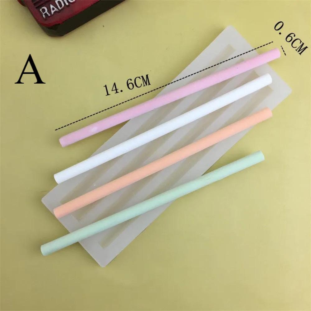 

1 шт. Сургучная палочка Силиконовая форма Полукруглая Длинная полоска Лак Сургучная палочка Сделай сам Креативное украшение для торта Изготовление свечей Силиконовая форма C