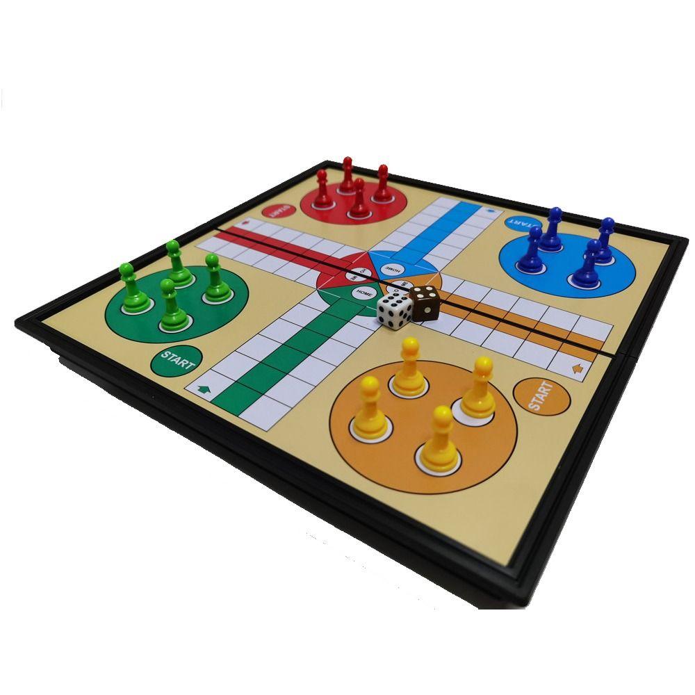 Magnetic Flying Chess Folding Chessboard Ludo Board Game Montessori Toy   Puzzle Toys