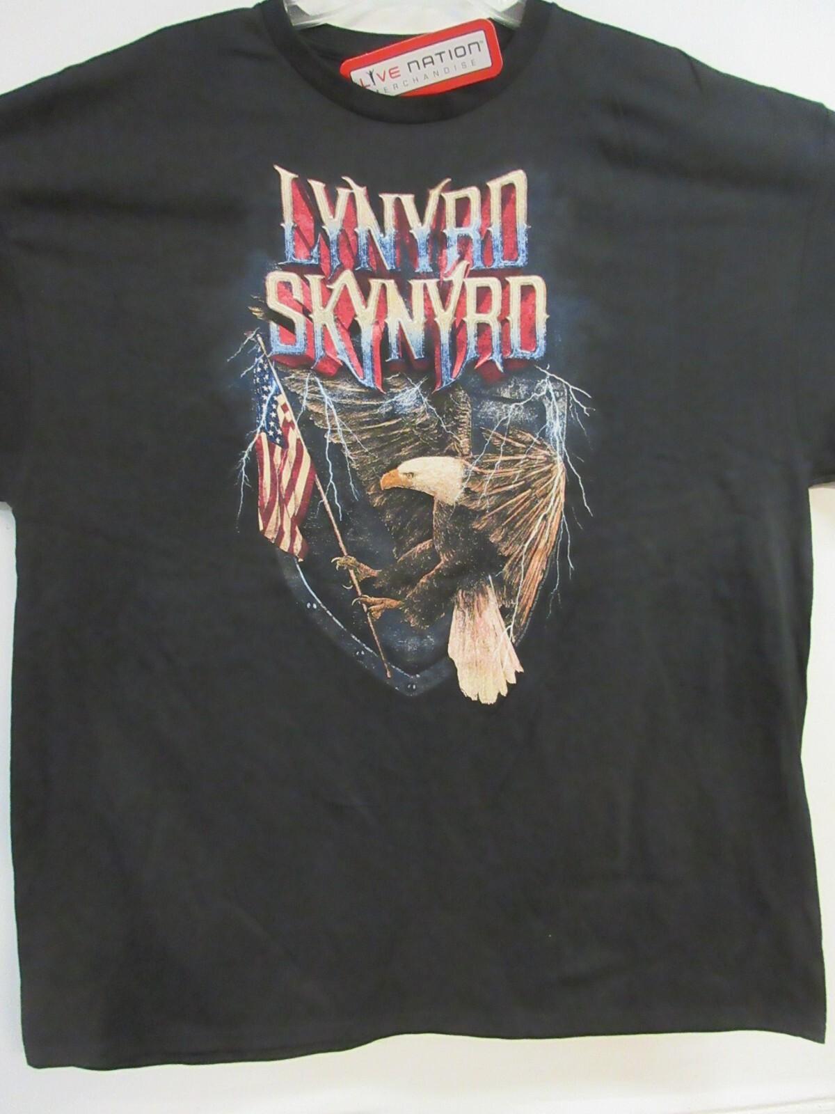 LYNYRD SKYNYRD OFFICIAL EAGLE & FLAG MERCH BAND CONCERT MUSIC T- 2XL / XXL Unisex T-Shirt XXL