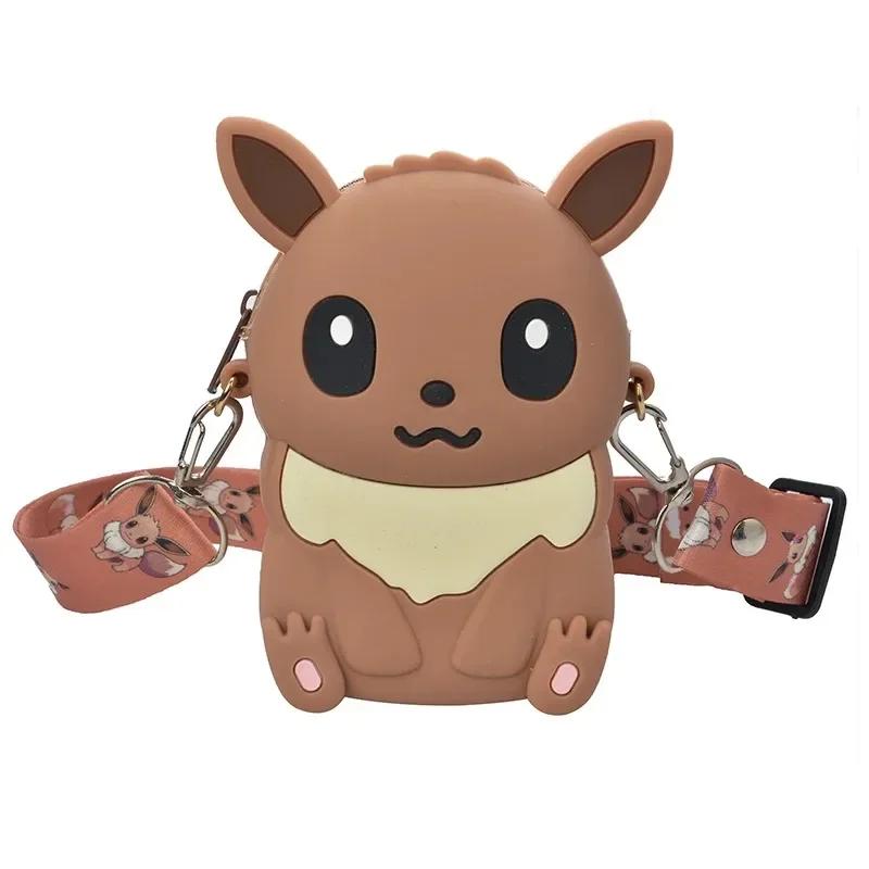 

Anime Pikachu Lovely Fashion Bag Princess Small Storage Silicone Purse Messenger Cartoon Figures Model Toys Kids Gift