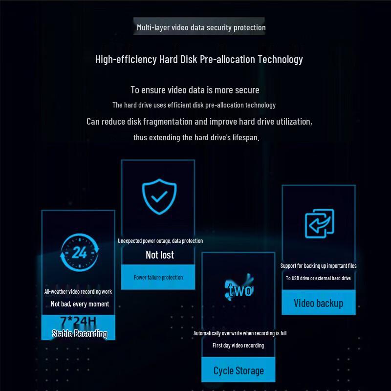 HIKVISION DS-7804NB-K1/W 4-kanals trådlös WiFi NVR