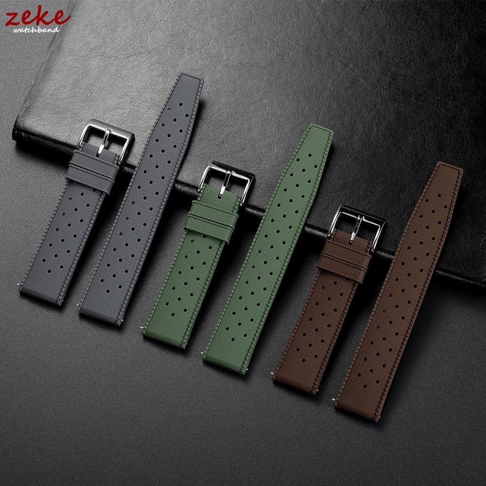 Tropic Silicone Watch Strap 20mm 22mm for Seiko for Oris for Omega Quick Release Diving Waterproof Sports Rubber Bracelet Bands