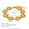 MamacitaSlay 316L Stainless Steel Ring Stud Earrings Bracelet Party Waterproof Jewelry Set Women's Elegant Gift High Quality