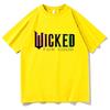 2025 MovieWicked for Good T Shirt Retro WomenUnisex Clothing Cotton Clothes Graphic Tops for Lover Gifts Hight Quality T Shirts