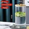 Large Capacity Glass Beverage Dispenser with Faucet