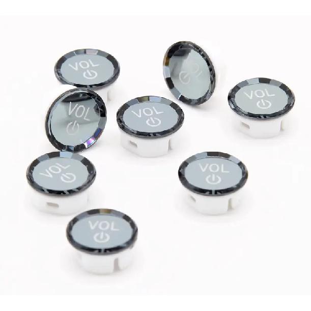 Car Crystal Volume Control Knob Button Replacement Trim ABS Cover Switch For BMW X5 X6 G05 G06 G14 G15 G16 G20 G28 X7 G07 Z4 G29