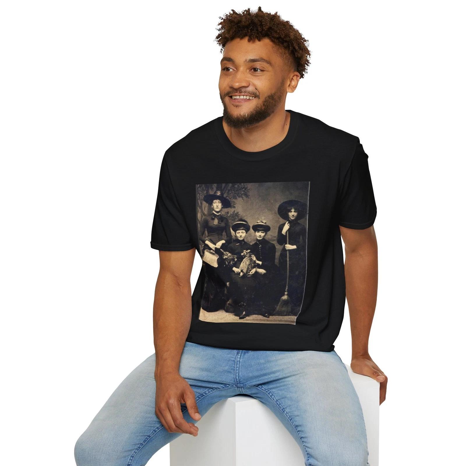 A Witch T-Shirt, Unisex Retro Tee, Gift Scary Horror Weird Halloween 4XL