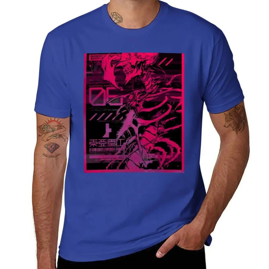 SYNTHETIC HUMAN (Neon) - Biomega Inspired T-Shirt summer clothes tops t shirts for men cotton