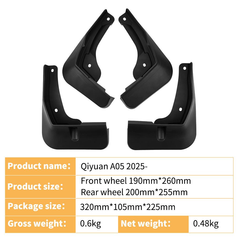 

Suitable for Changan Qiyuan Qiyuan A05 2025 car fender soft rubber tile modification without drilling installation армия зеленый
