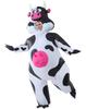 JOYBRO Inflatable Dairy Cow Costume for Adults Funny Animal Costume Perfect for and Christmas One Size Fits Most Halloween, Cosplay, Parties,