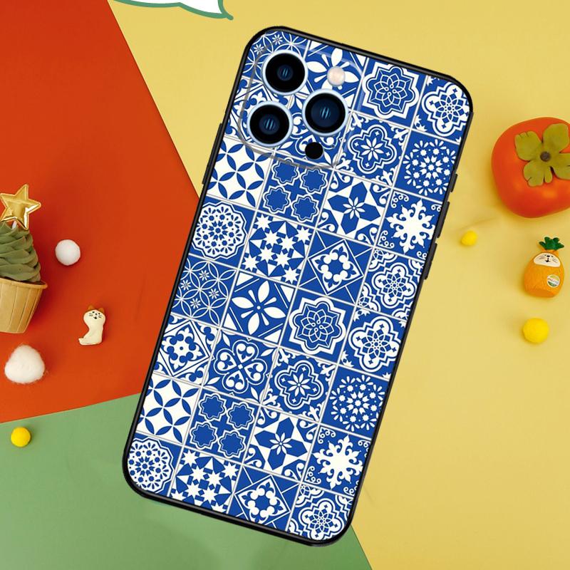 Portugiesische Azulejos Handyhülle Für iPhone 17 Pro Max 16 15 14 12 11 13 Pro Max Plus 12 13 Mini 16e 17 Air Cover