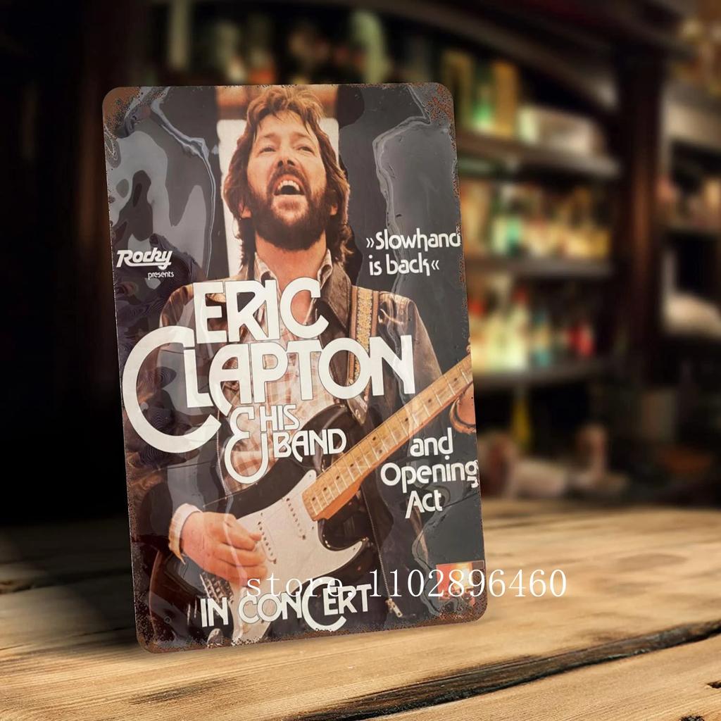 eric clapton Metal Plaques & Signs wall decor Vintage Tin Signs Captain Metal Poster Decor for Bar Pub Club Wall Decoration