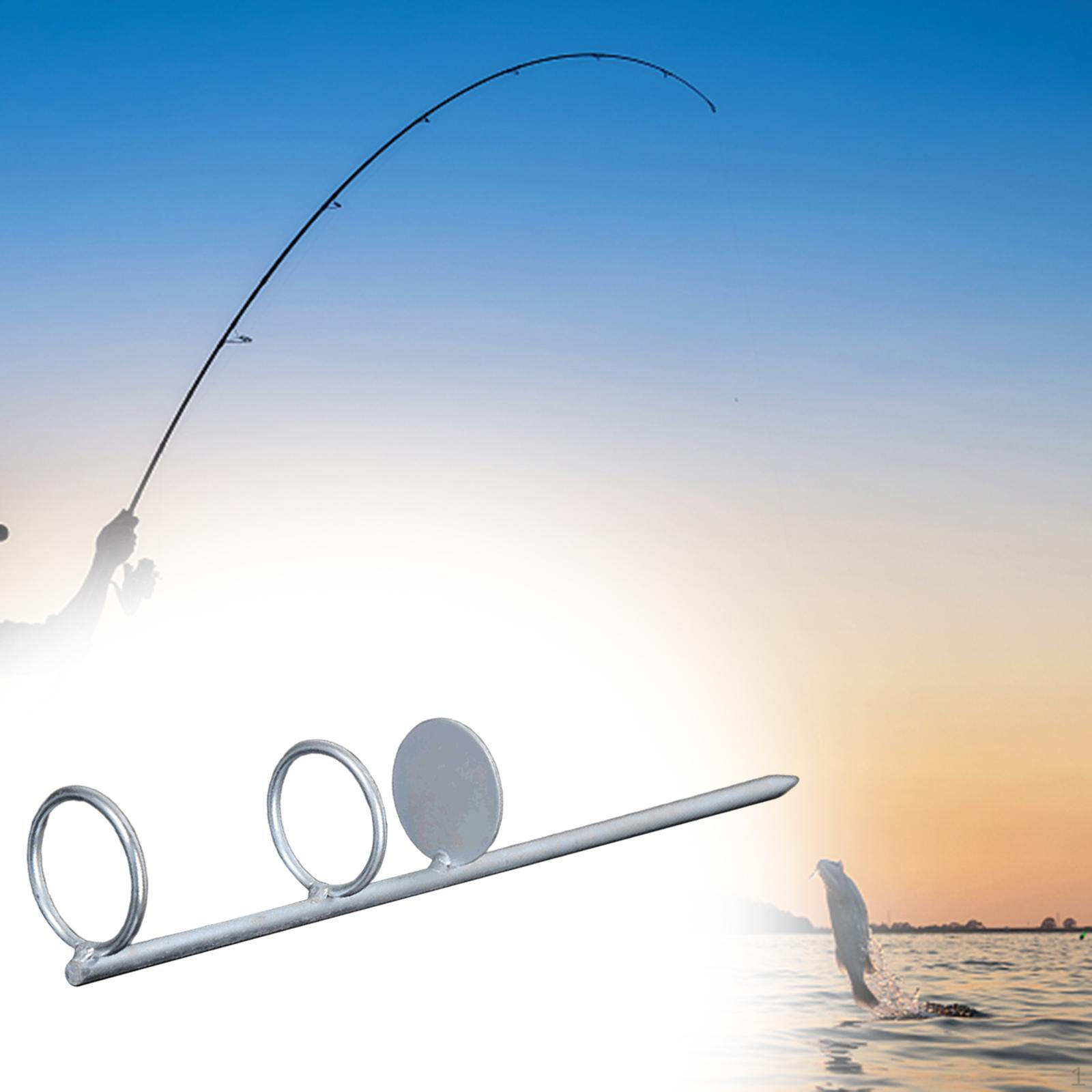 

Держатель для удочки для наземных шестов, прочная металлическая стойка для отдыха 47cm